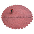 Factory OEM Round Hand  Crochet Baby Rug Blanket Home Decoration